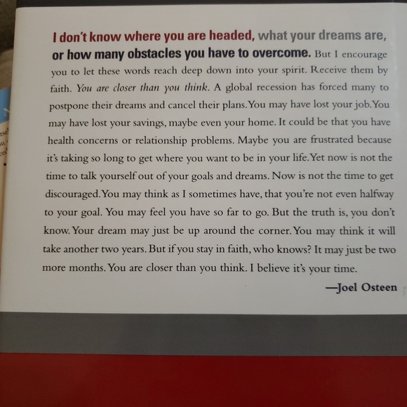 It's your time hardcover book by Joel Osteen.  305pgs. - Picture 4 of 4